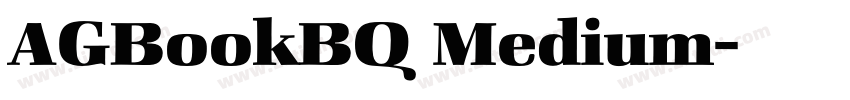 AGBookBQ Medium字体转换 AGBookBQ Medium字体转换